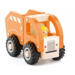 Masinuta din lemn Masina de Gunoi - Gunoiera